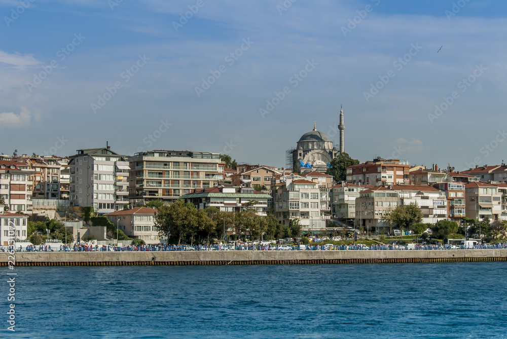 Istanbul, Turkey, 23 August 2018: Ayazma Mosque, Salacak Uskudar