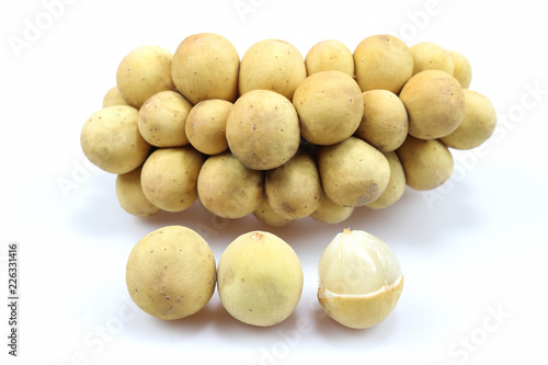 Wollongong sweet fruit on white background