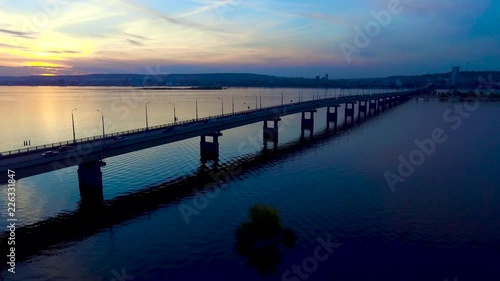 Wallpaper Mural Road bridge over the river Torontodigital.ca