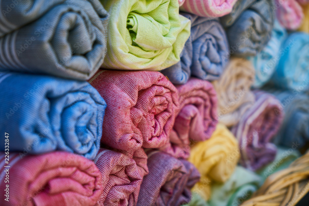 Fototapeta premium colorful towels