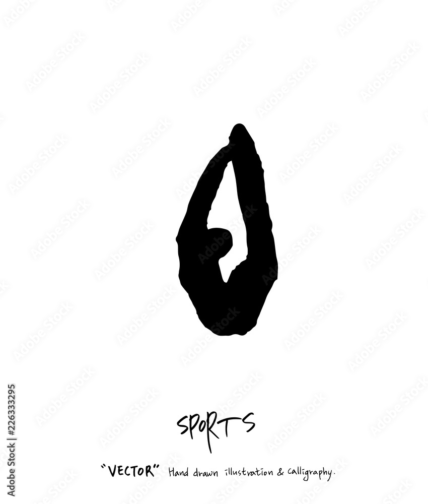 스포츠 포스터 / 손으로 그린 스포츠 그림