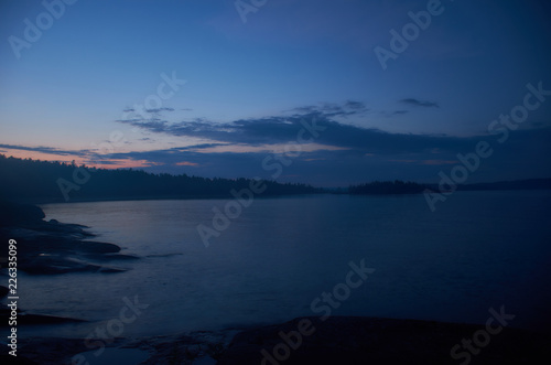 Fototapeta Naklejka Na Ścianę i Meble -  sunset in Karelia