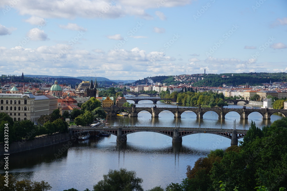 Prag Moldau Brücken 3