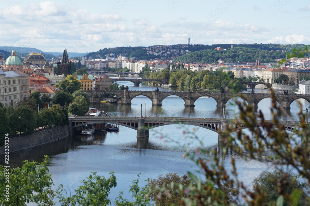 Prag Moldau Brücken 1