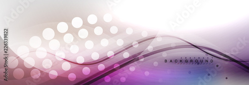 Smooth flowing wave motion concept background