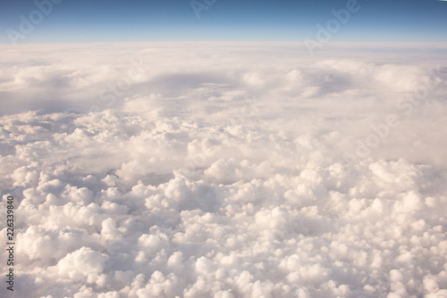 Fototapeta Naklejka Na Ścianę i Meble -  Air flight over the Earth