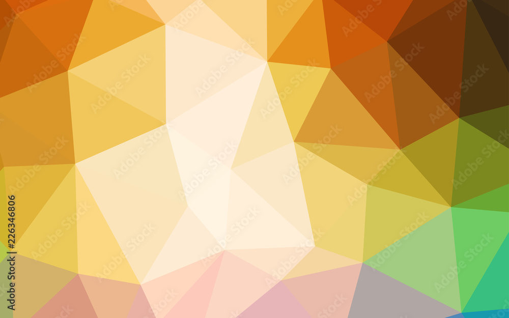 Obraz premium Light Multicolor vector triangle mosaic cover.