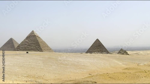 panoramic view of the Pyramids photo