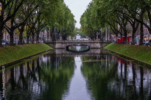canal in dusseldorf
