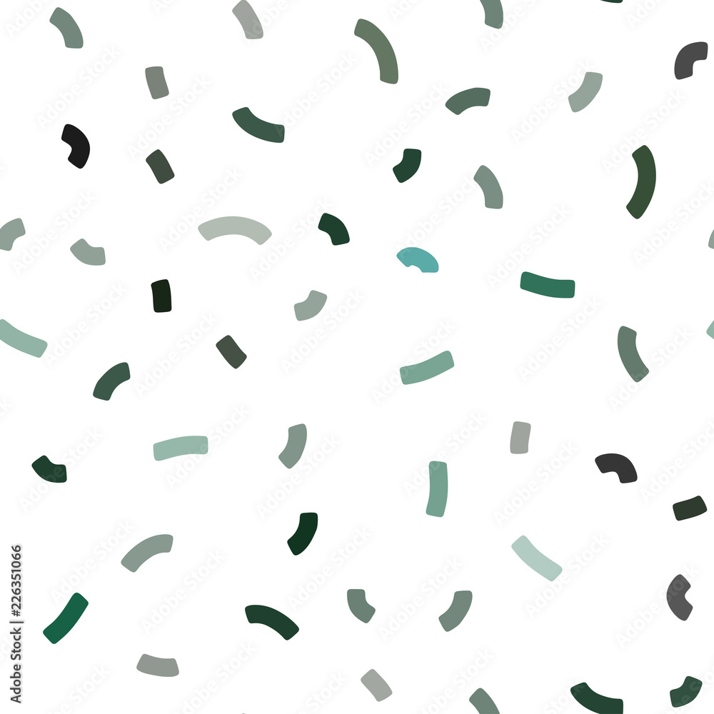 Dark Green vector seamless template with bubble shapes. Dark Green vector seamless template with bubble shapes.