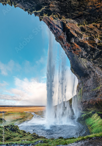 Fototapeta Naklejka Na Ścianę i Meble -  Seljalandsfoss Waterfall, Iceland