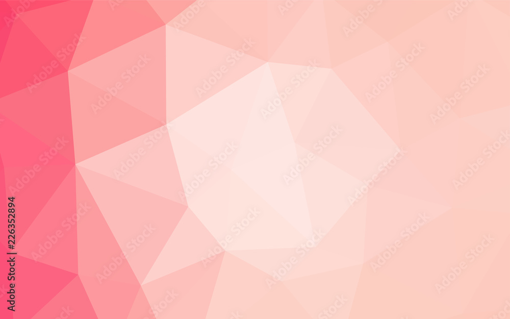 Light Red vector abstract mosaic pattern. Light Red vector abstract mosaic pattern.
