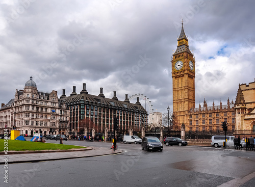 Big Ben tower in centre of London, UK