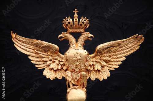 coat of arms in the form of a two-headed eagle