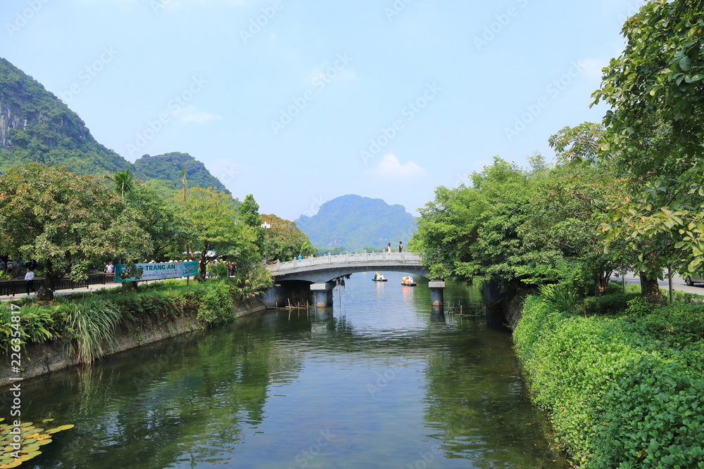Trang An in Ninh Binh,Vietnam, unesco world heritage site