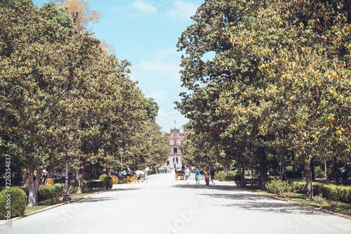 Naklejka Road view Sevilla