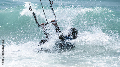 Kite surfer in action 5