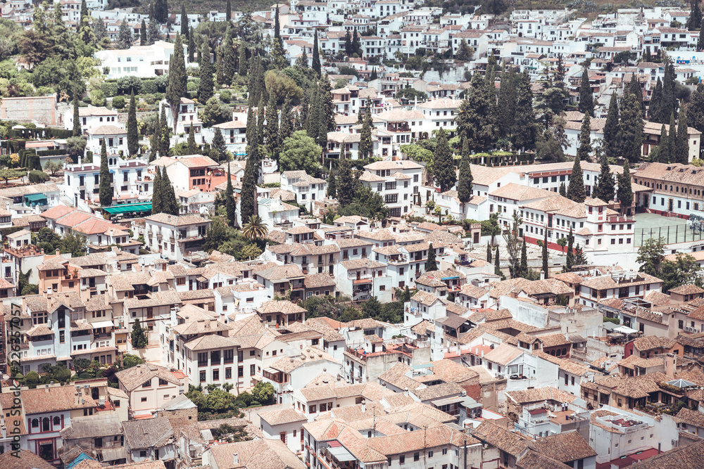 Obraz premium Aerial view granada 3