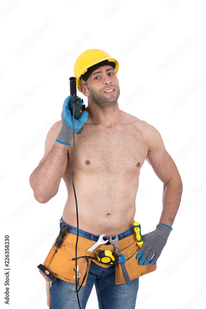 Helmet and drill Helmet and drill