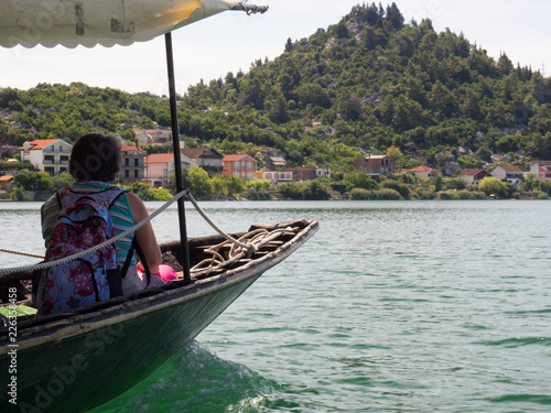 Beautiful Bacina lakes in Dalmatia,Croatia - holiday destination photo