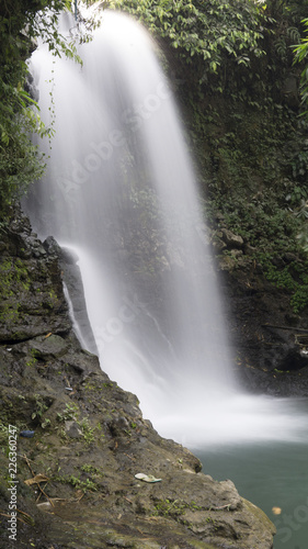 Amazing natural waterfall in the forest and cascade beauty landscape long exposure outdoor water flow