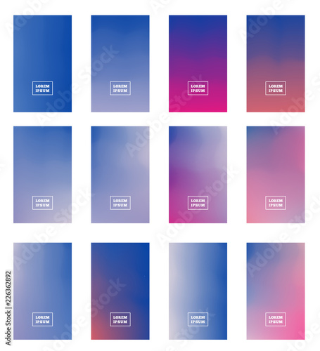 Gradient Mesh vector can be used as a screen saver on a computer screen, smartphone