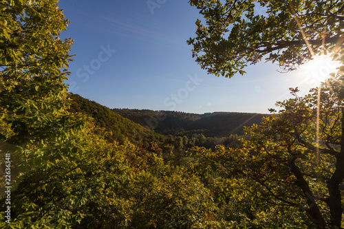 Fototapeta Naklejka Na Ścianę i Meble -  Der Hunsrück im Herbst