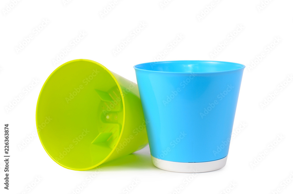 Empty flower pot isolated on white background Empty flower pot isolated on white background