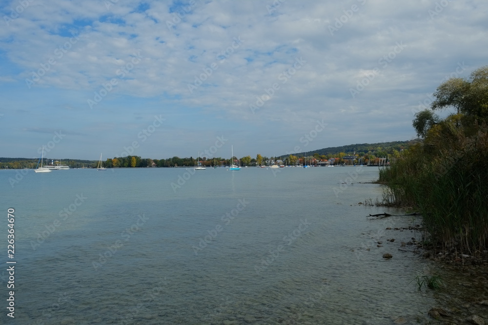 Ammersee mit Herrschinger Bucht 