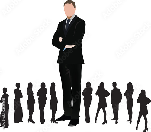 personale misto con capo ufficio