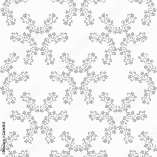 Floral seamless pattern leaves