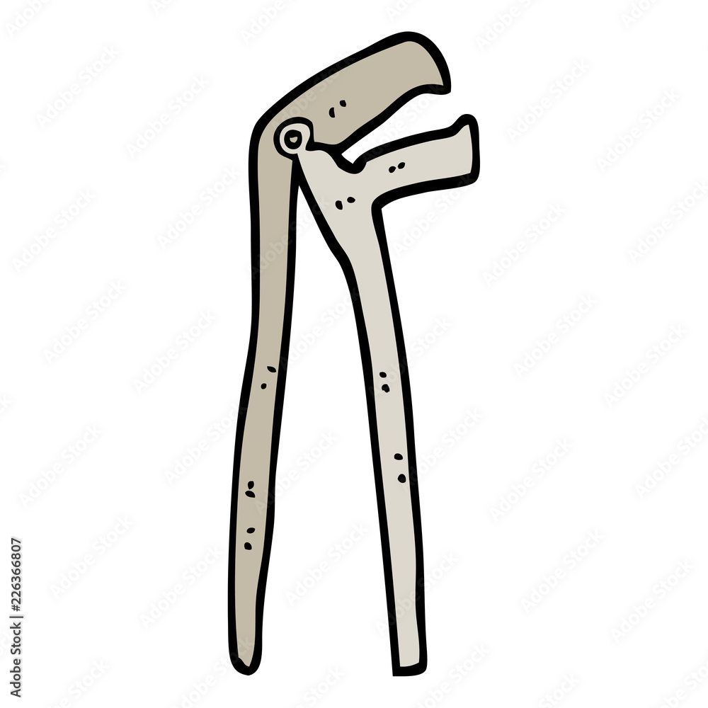 hand drawn doodle style cartoon plumbers wrench hand drawn doodle style cartoon plumbers wrench