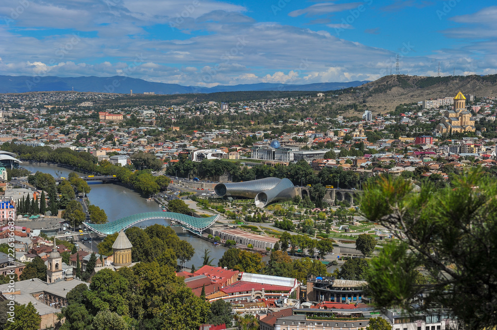Panorama view of Tbilisi – the capital of Georgia Panorama view of Tbilisi – the capital of Georgia