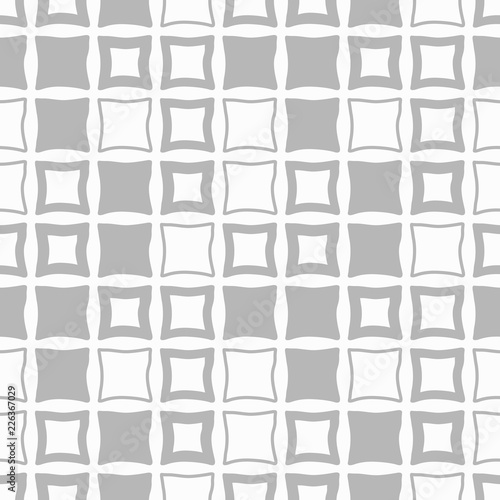 Geometric seamless pattern. Square with uneven edges