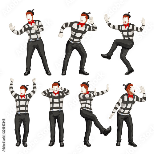 male mime set