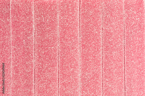sugary red berries flavored gummy candy stripes