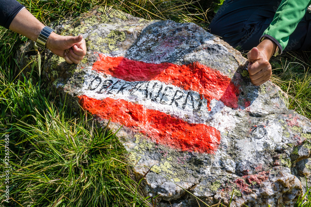 Obraz premium Wandern in Obertauern im Salzburger Land