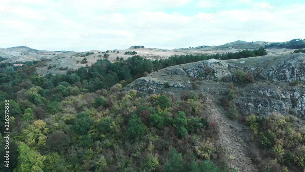 Aerial View Of Cliffs Drone Shot Aerial View Of Cliffs Drone Shot
