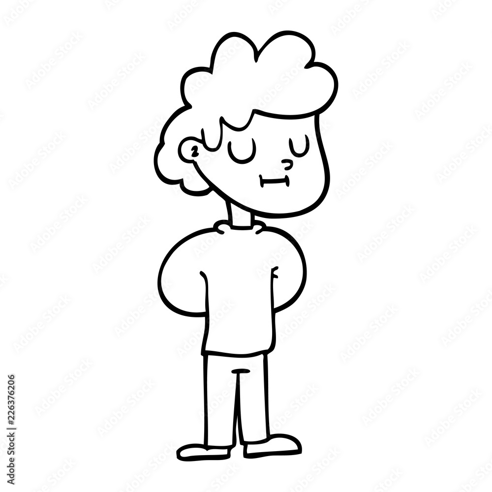 black and white cartoon happy boy black and white cartoon happy boy