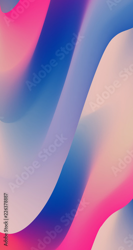 Gradient Mesh can be used as a screen saver on a computer screen, smartphone