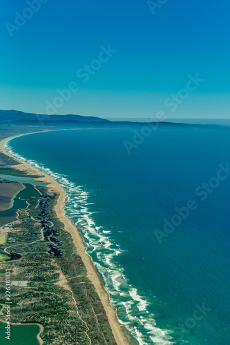 Northern California Coast Aerial View