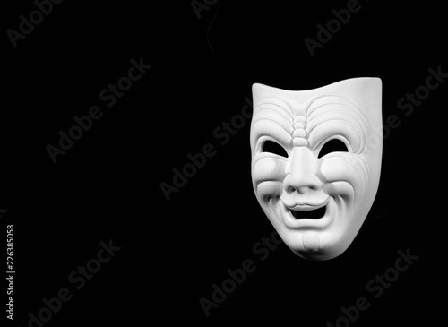 theatre comedy concept mask