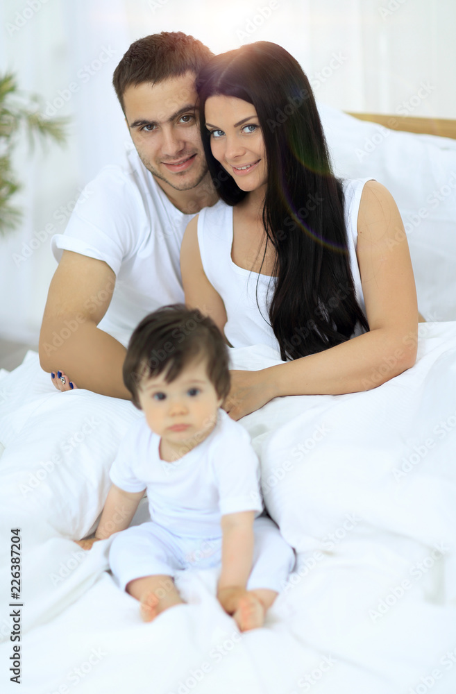 Family with kids in the morning.