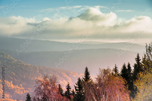 Jizerske Mountain, Spicak near Tanvald City, Czech Republic photo