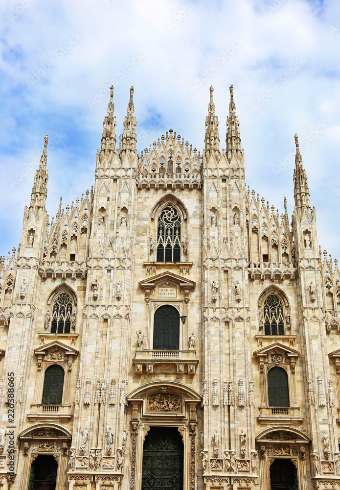 the cathedral of Milan Italy - famous italian architecture landmarks
