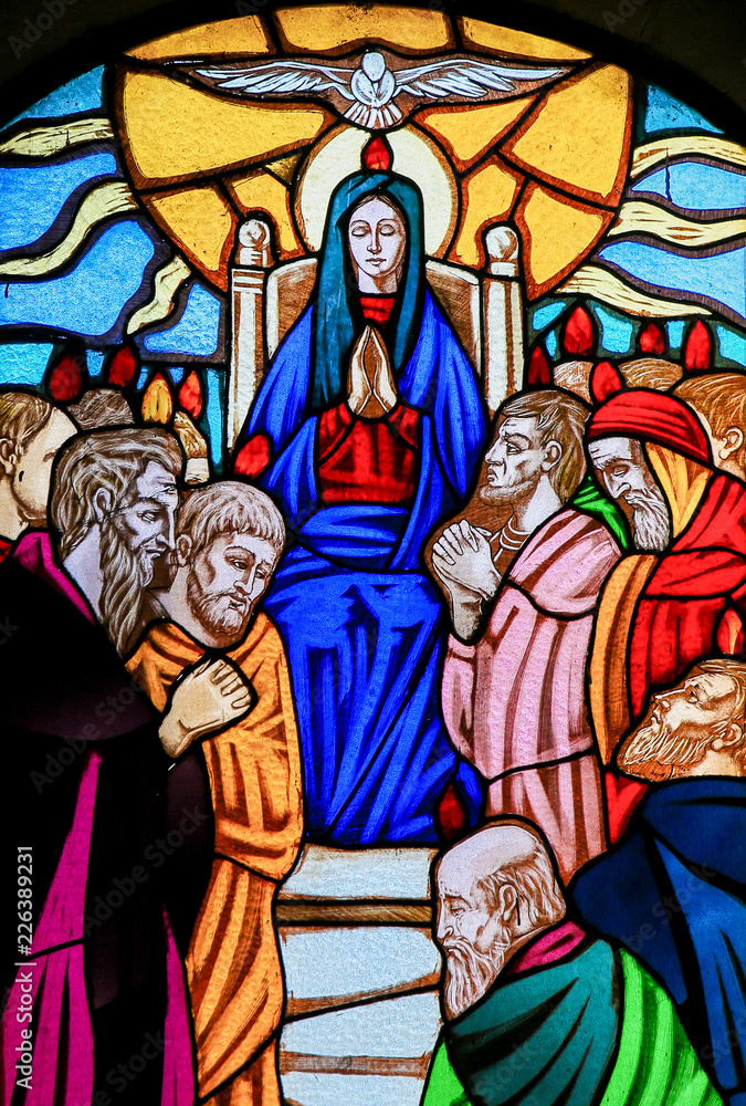 Stained Glass - Pentecost Window Stained Glass - Pentecost Window