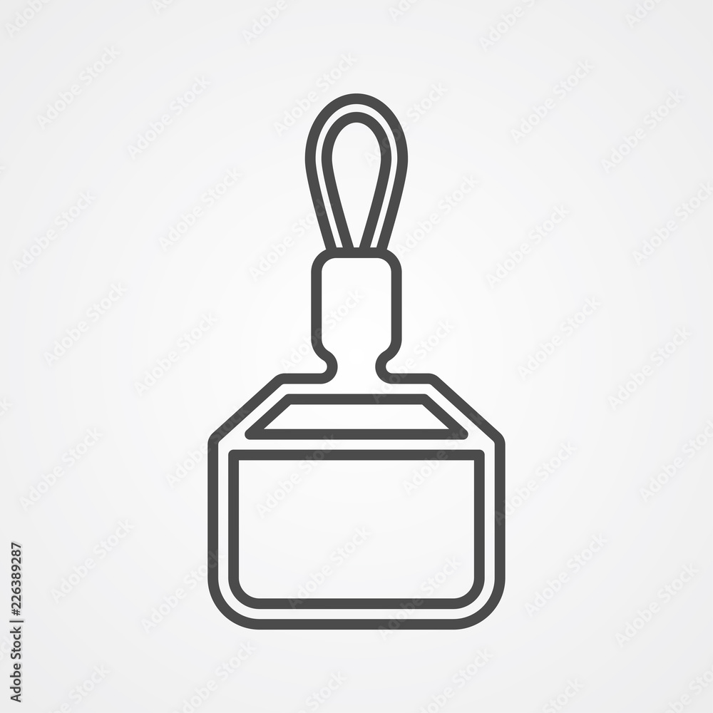 Bus handrail vector icon sign symbol Bus handrail vector icon sign symbol