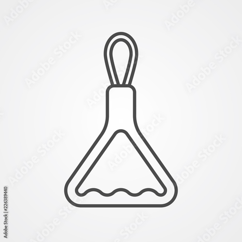 Bus handrail vector icon sign symbol