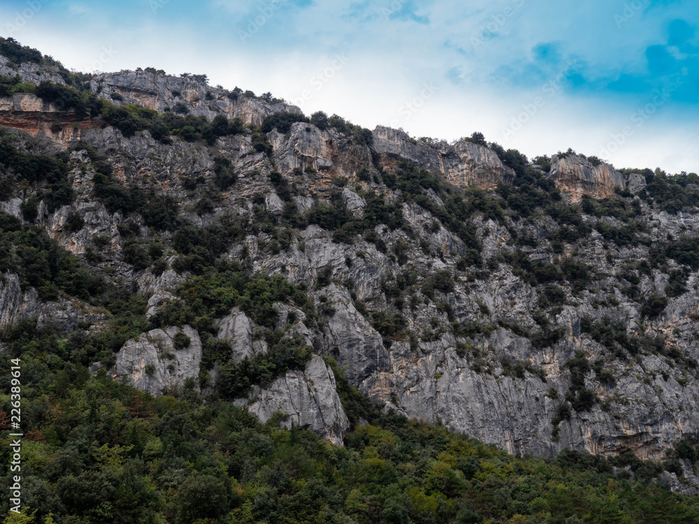 Klettergebiet Parete San Paolo Süd in den Gardaseebergen bei Arco