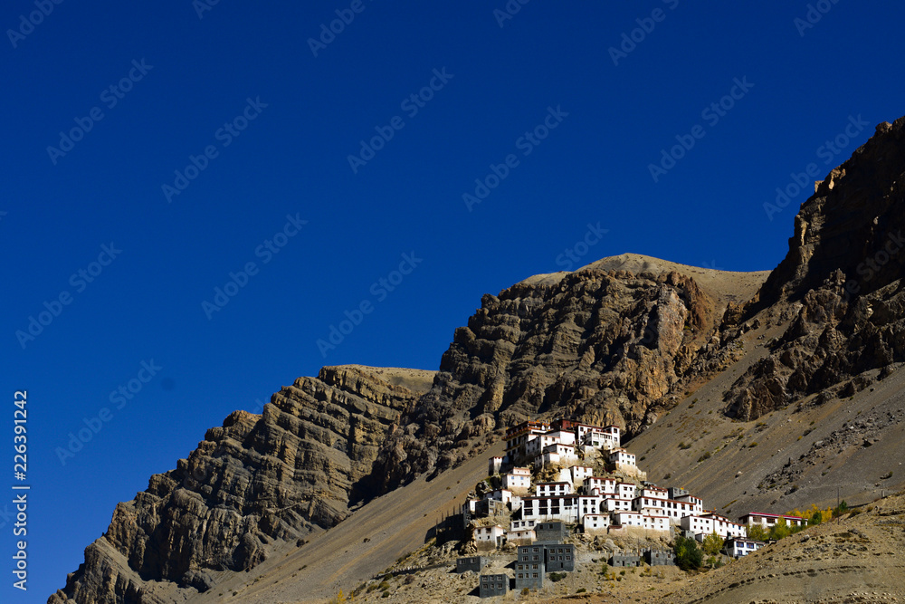 key monastery in spiti valley himachal pradesh india